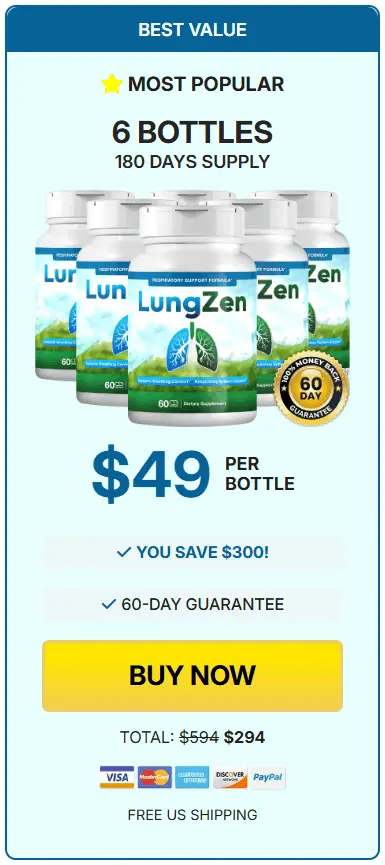 lungzen 6 bottles price